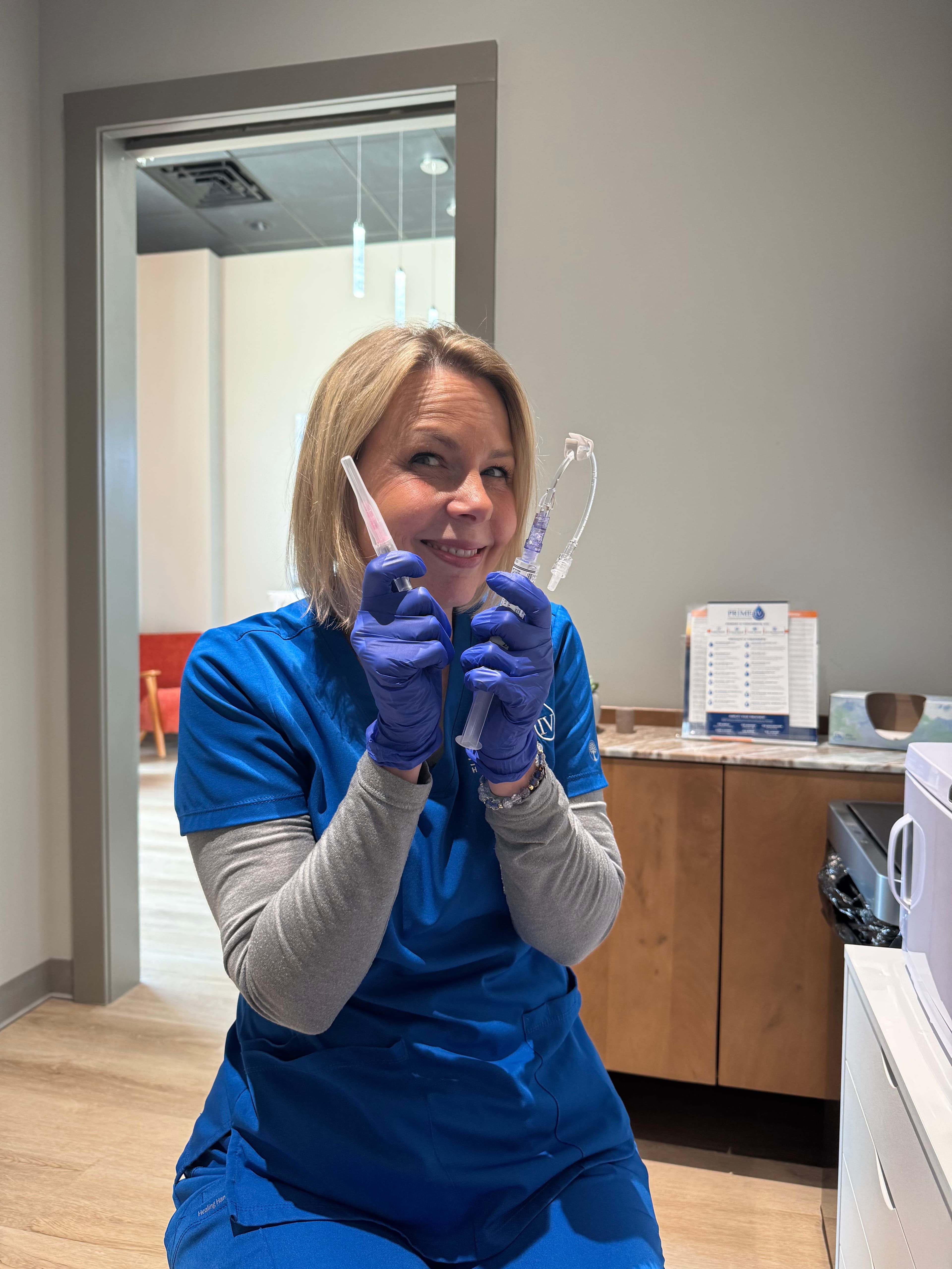 Photo from inside our IV therapy lounge