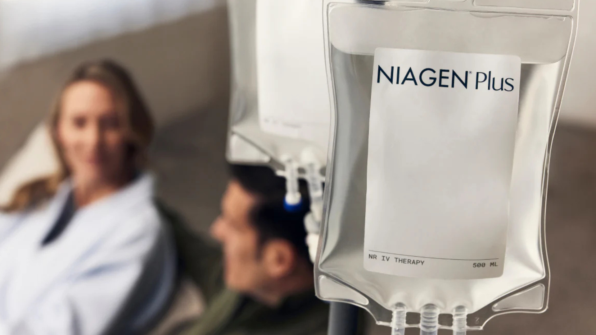 Niagen IV therapy bag at Prime IV Hydration & Wellness